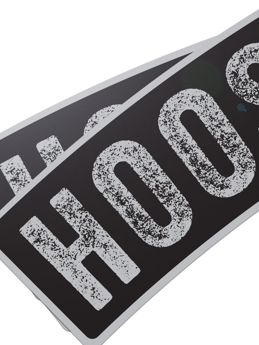 Vintage Black Hoosier Sticker