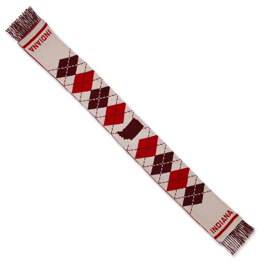IN Indiana Argyle Scarf