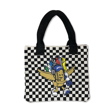 Wheelie Checkered Tote