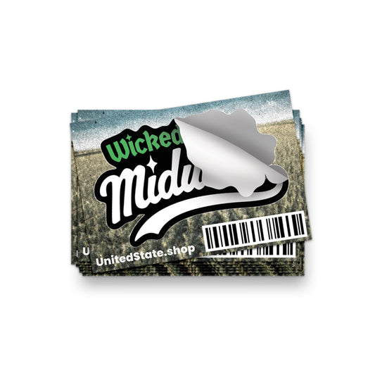 Wicked Witch of the Midwest Text Sticker