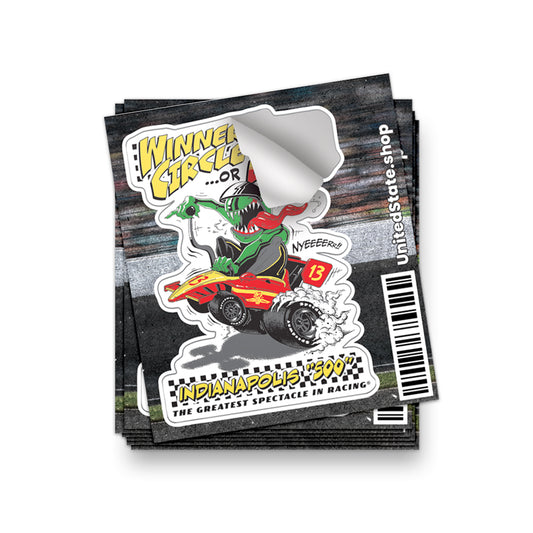 Winner's Circle or Bust Sticker