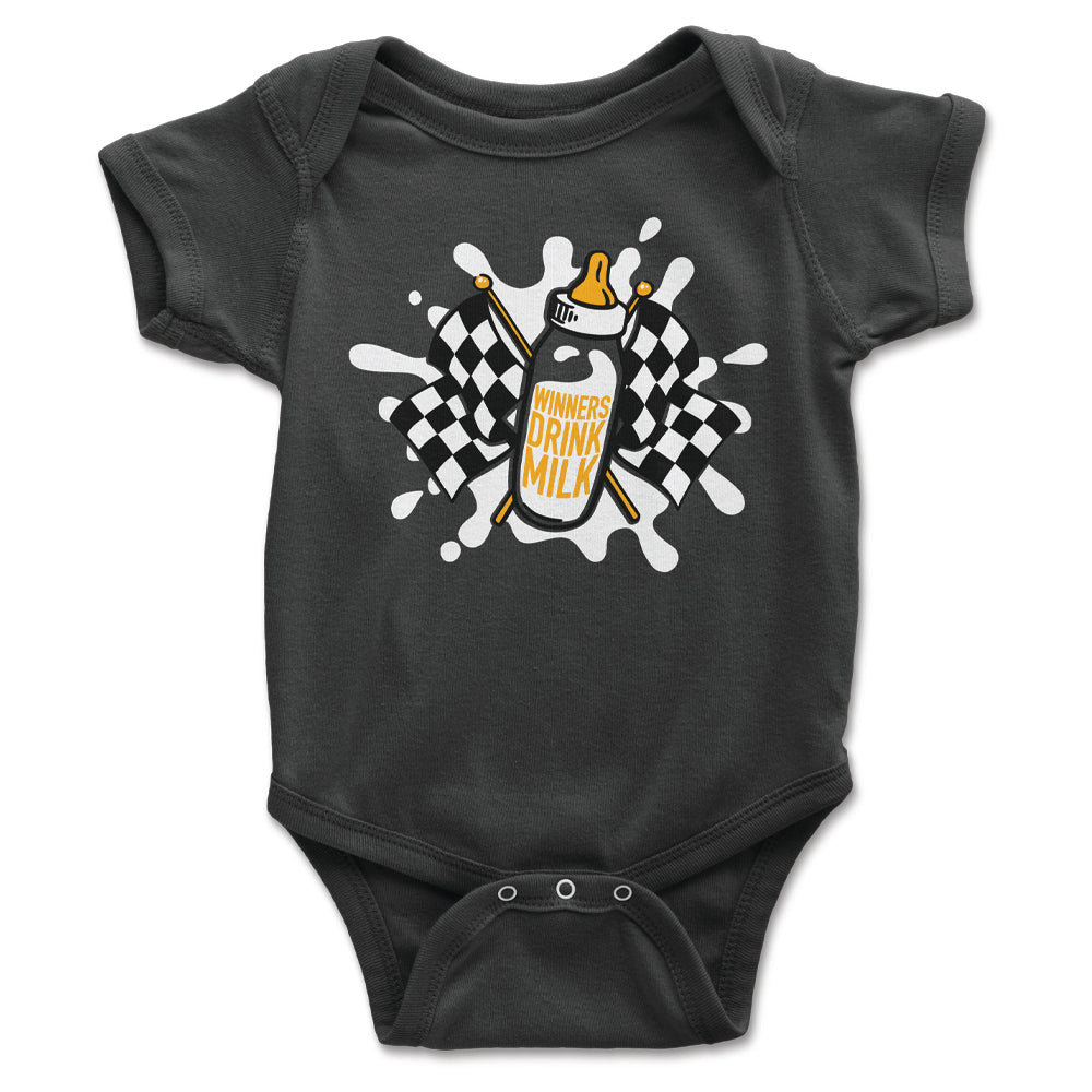 Infant Clothing Nascar Onesie Pajamas Winners Drink Milk Onesie