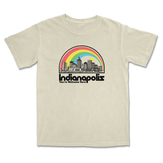 You're Welcome Here Tee - United State of Indiana