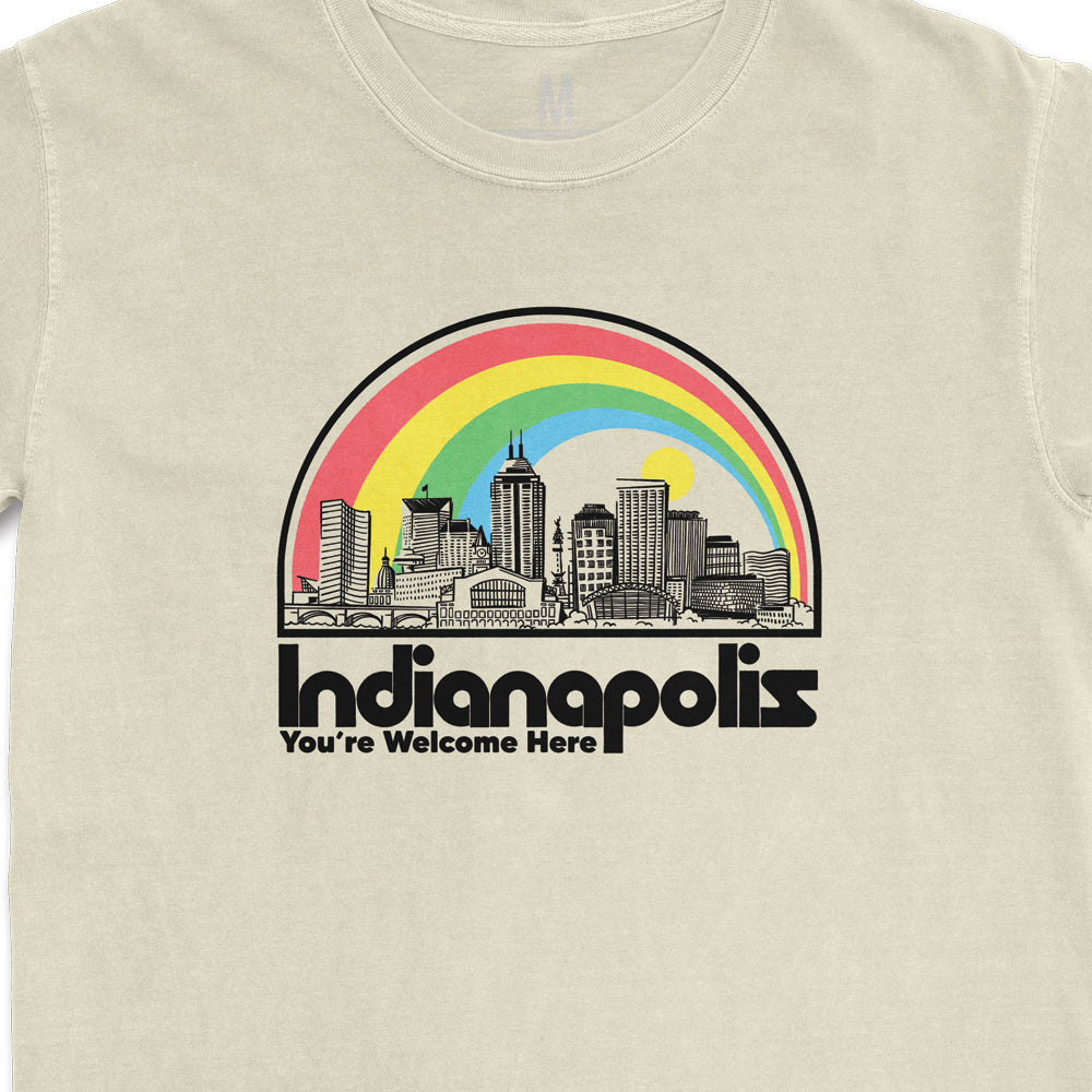 You're Welcome Here Tee - United State of Indiana