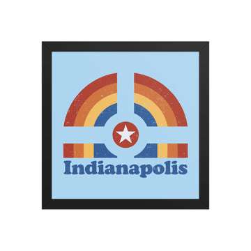 Indianapolis Rainbow Poster
