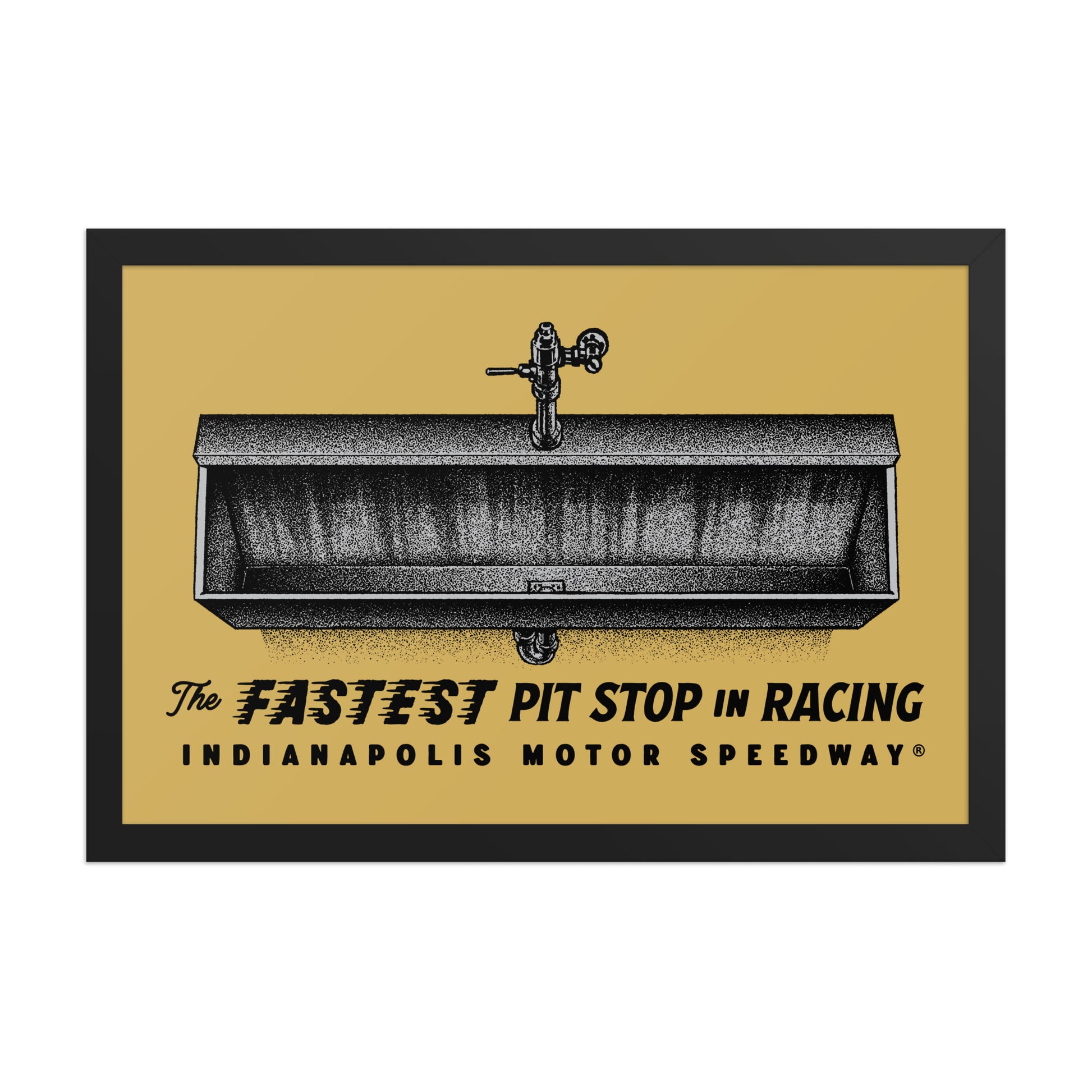 Fastest Pit Stop In Racing Poster - United State of Indiana