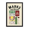 Marks of a True Reader Poster - United State of Indiana