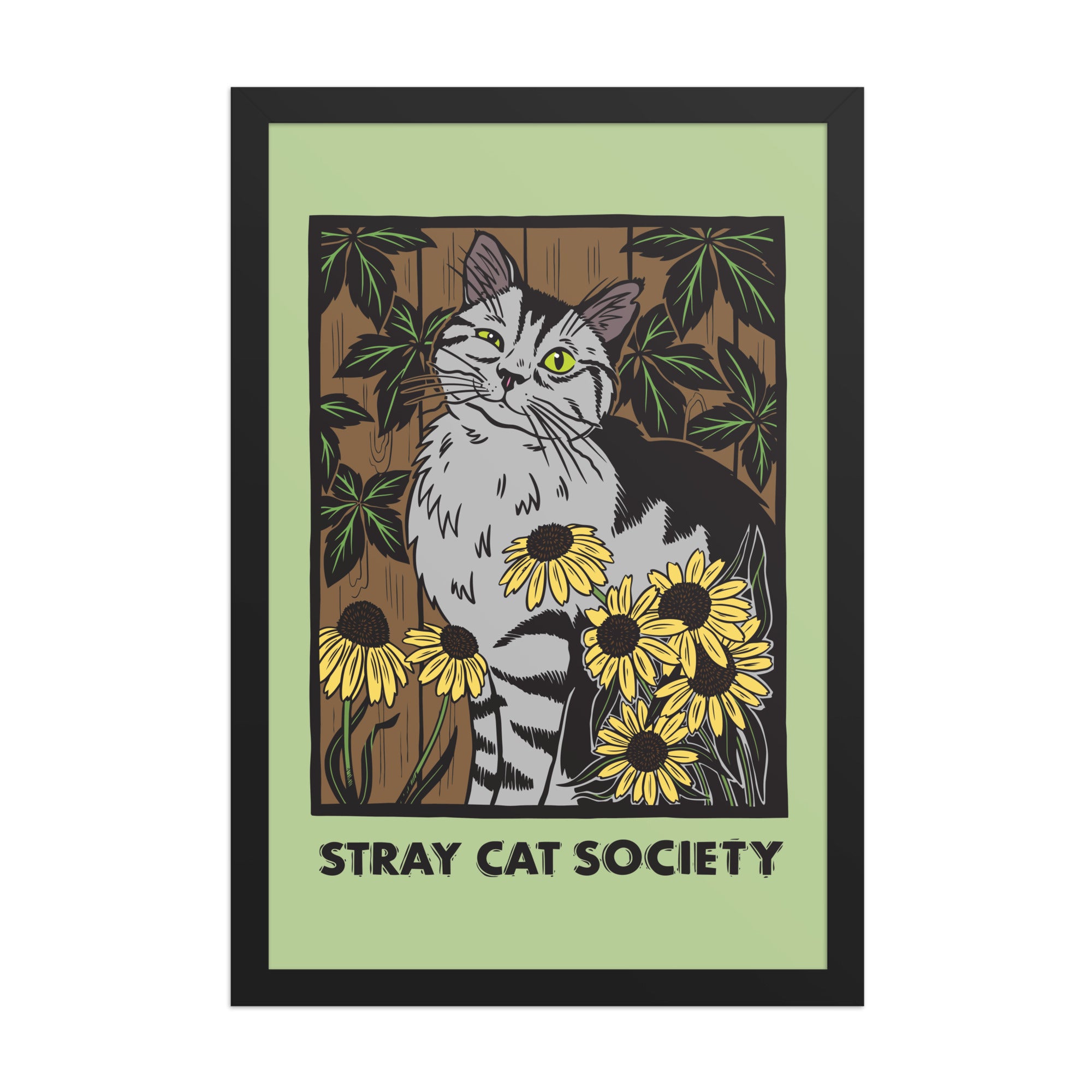 Stray Cat Society Poster – United State of Indiana