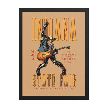 Rock 'n' Roll Cow Poster