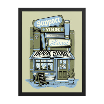 Support Your Local Bookstore Poster
