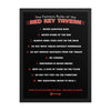 Red Key Rules Poster