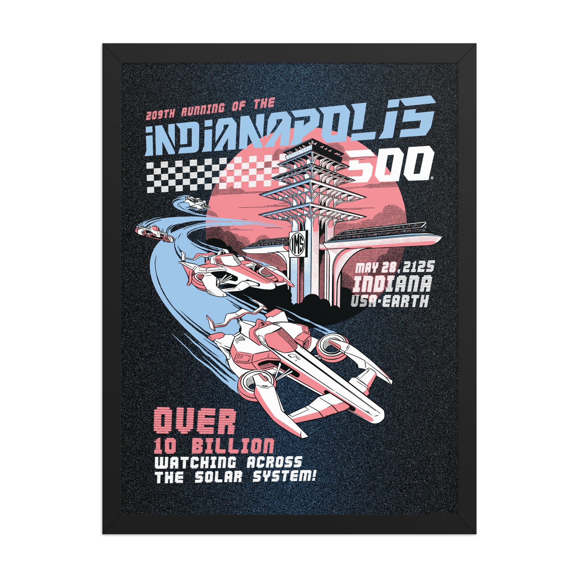 Indy 500 of the Future Poster - United State of Indiana