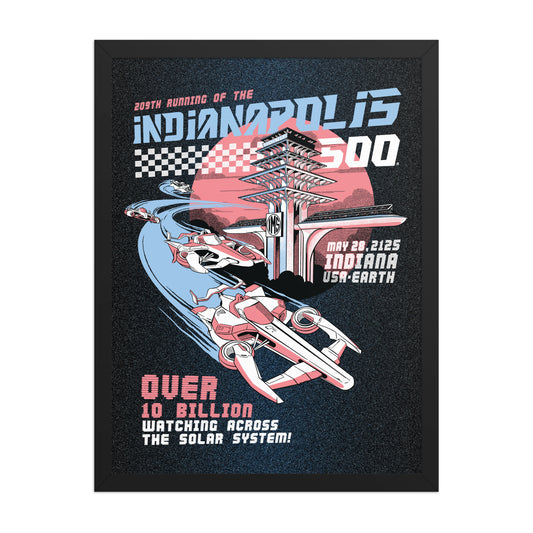 Indy 500 of the Future Poster - United State of Indiana