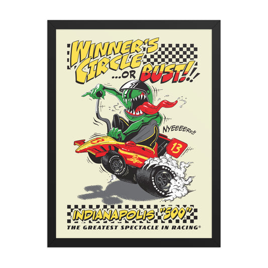 Winner's Circle or Bust Poster - United State of Indiana