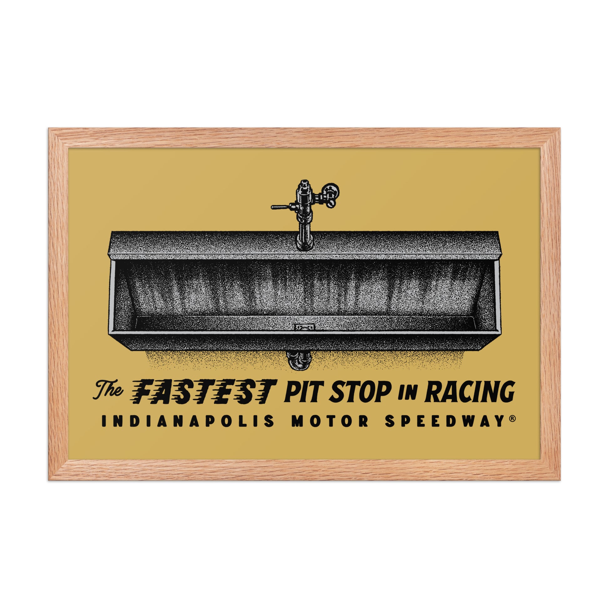 Fastest Pit Stop In Racing Poster - United State of Indiana