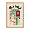 Marks of a True Reader Poster - United State of Indiana