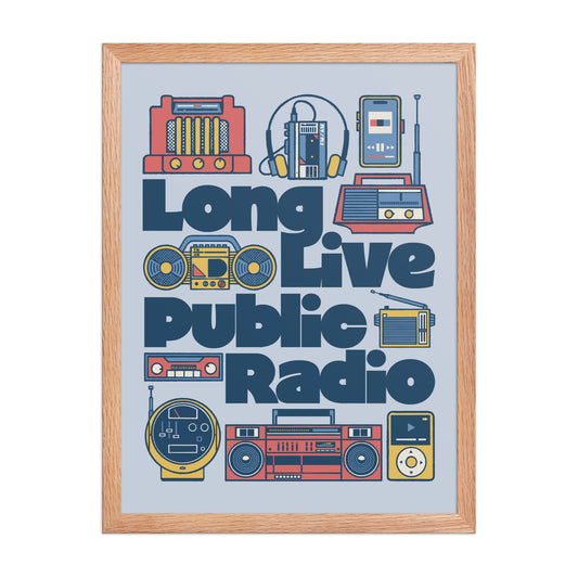 Long Live Public Radio Poster