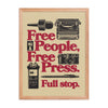 Free People, Free Press Poster