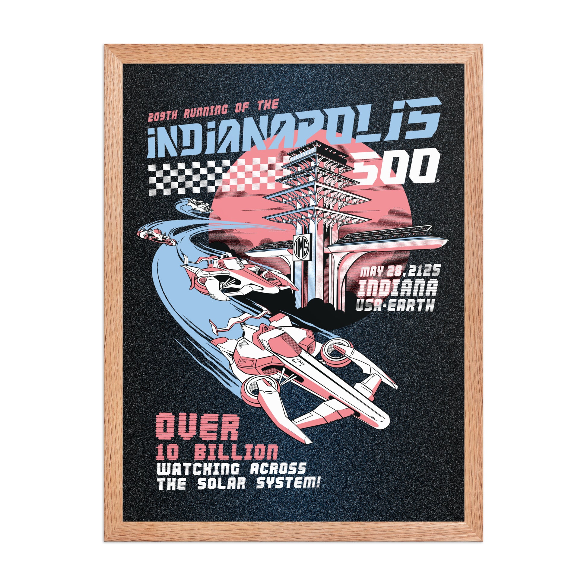 Indy 500 of the Future Poster - United State of Indiana