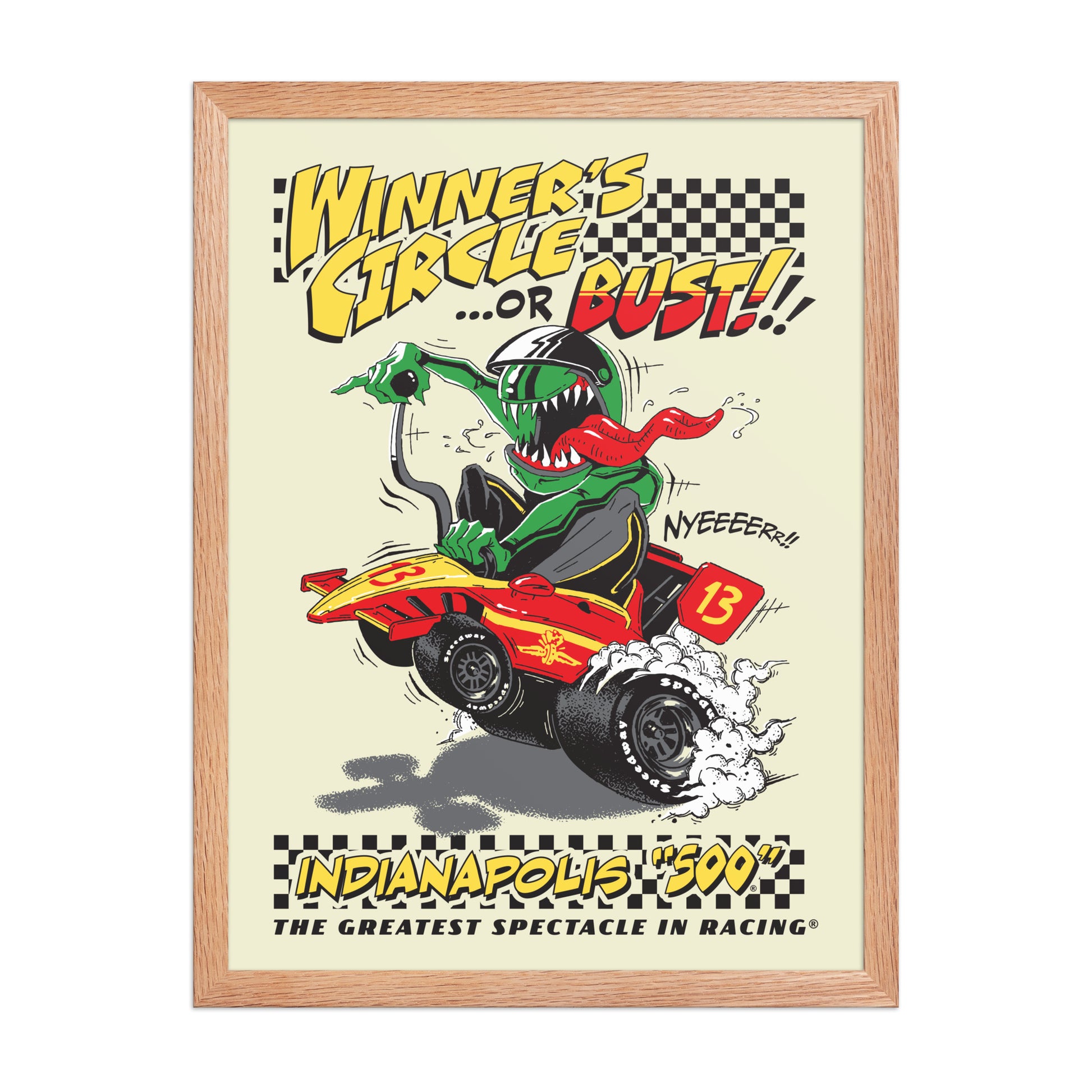 Winner's Circle or Bust Poster - United State of Indiana