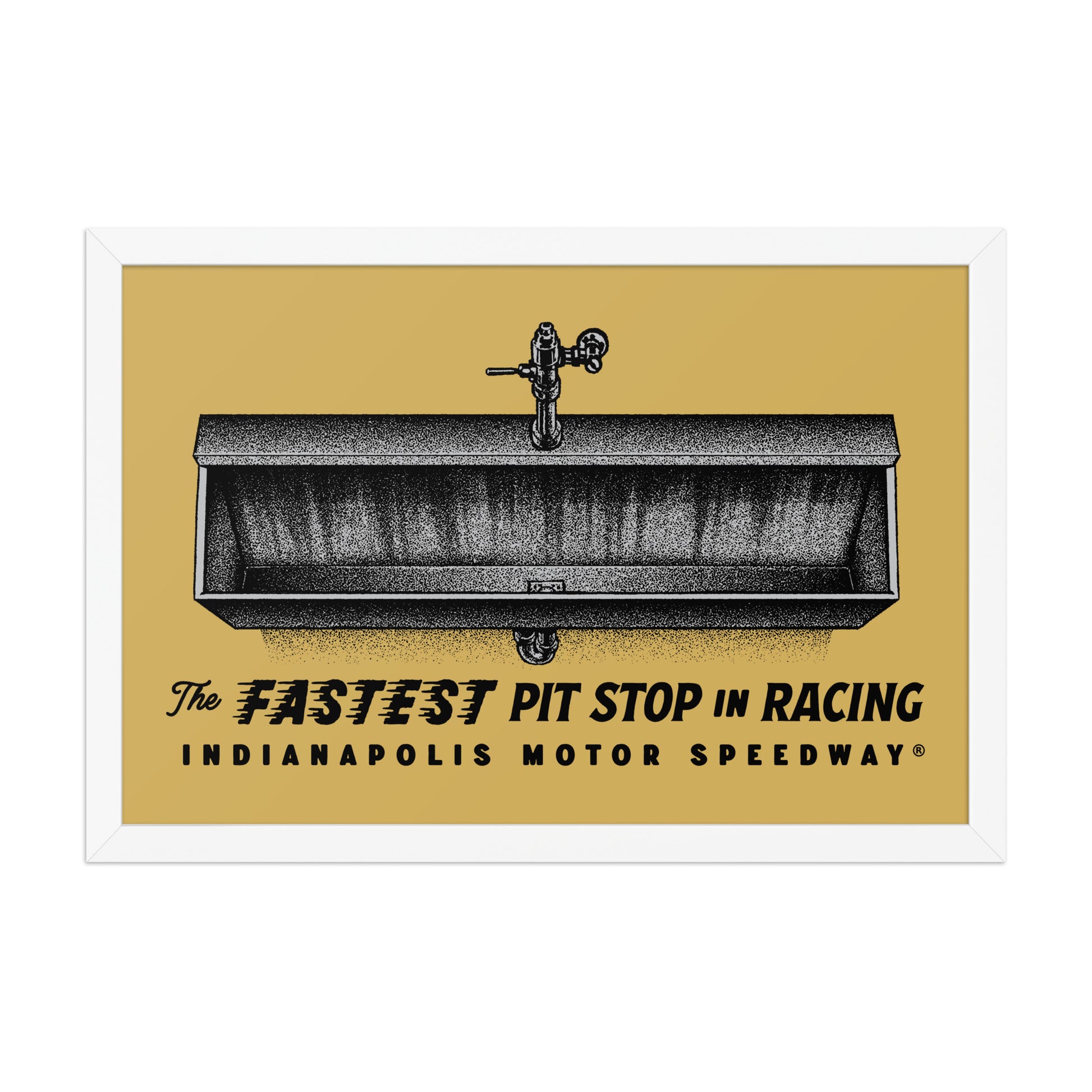 Fastest Pit Stop In Racing Poster - United State of Indiana