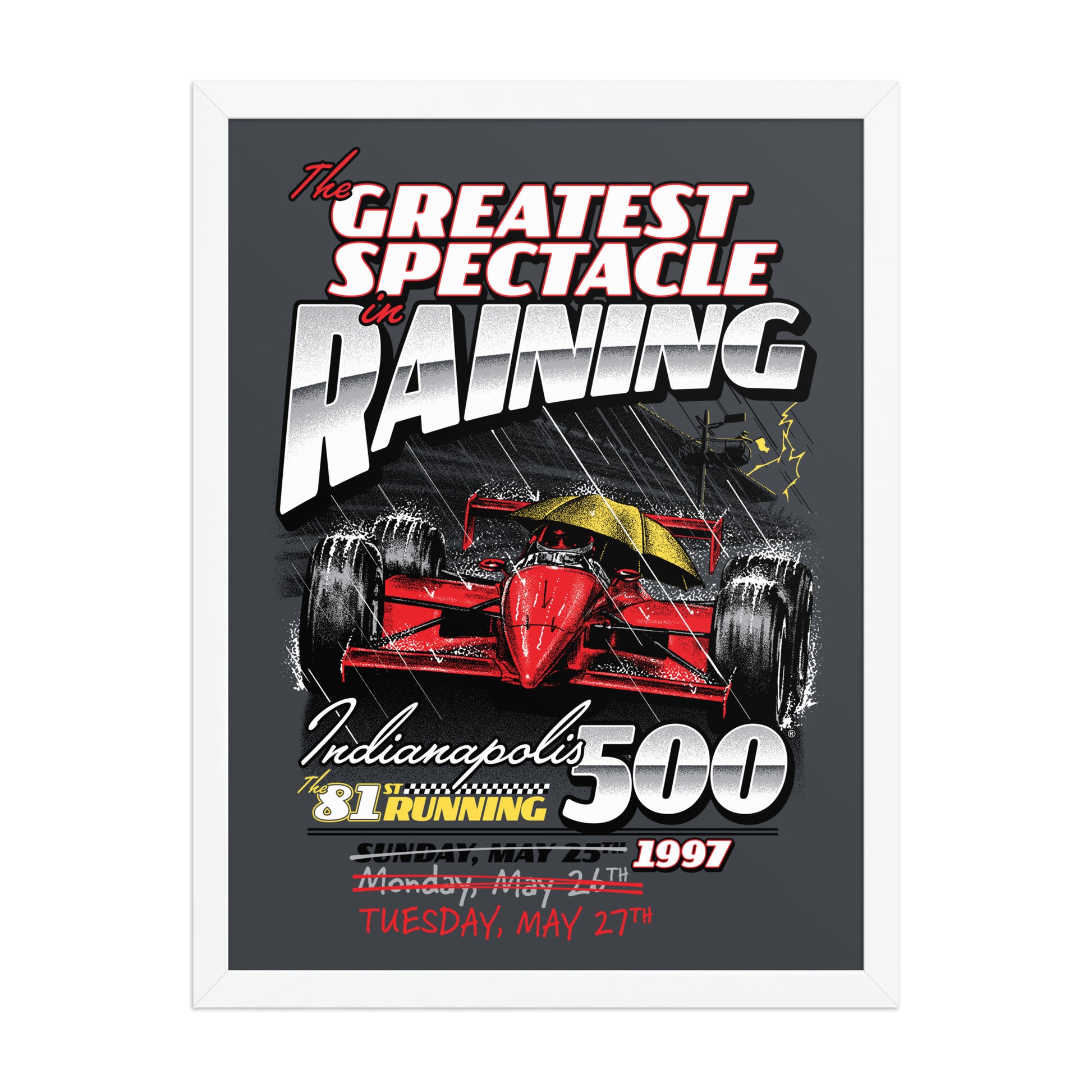 Greatest Spectacle In Raining Poster - United State of Indiana