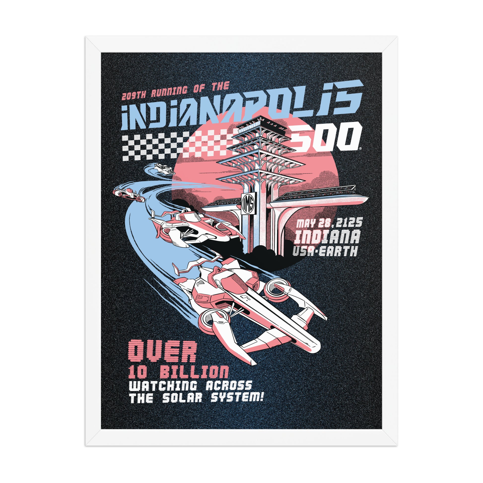 Indy 500 of the Future Poster - United State of Indiana