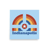 Indianapolis Rainbow Poster