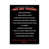 Red Key Rules Poster