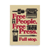 Free People, Free Press Poster