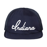 Indiana Script Wide Set Mesh Hat