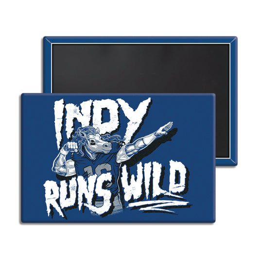 Indy Runs Wild Magnet