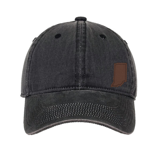 Leather Indiana Rugged Blend Cap