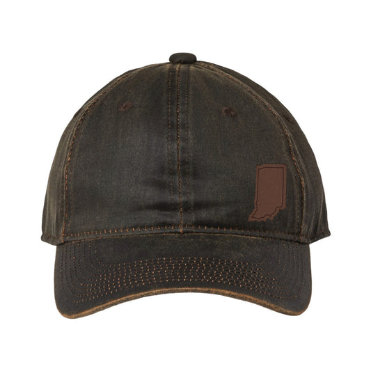 Leather Indiana Rugged Blend Cap