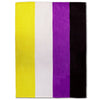 Nonbinary Pride Plush Blanket