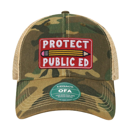 Protect Public Ed Vintage Trucker Cap