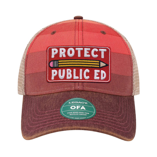 Protect Public Ed Vintage Trucker Cap