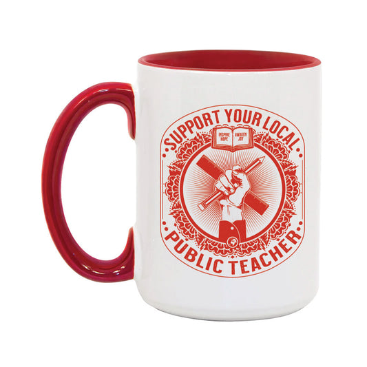 Support Your Local Teacher Mug