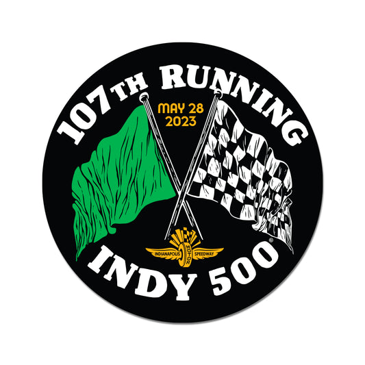 107th Running Indy 500® Sticker ***CLEARANCE***