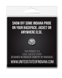 Record Player Enamel Pin - United State of Indiana: Indiana-Made T-Shirts and Gifts