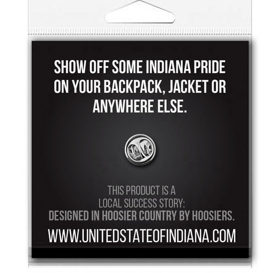 Rainbow Flag Enamel Pin - United State of Indiana: Indiana-Made T-Shirts and Gifts