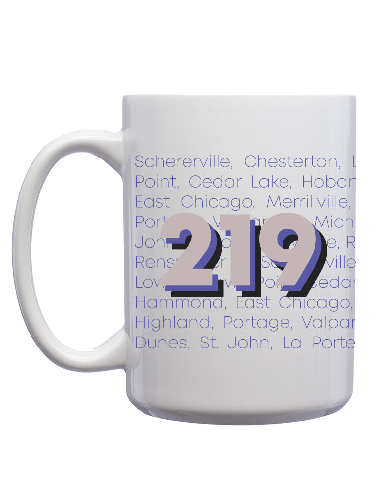 219 Area Code Mug – United State of Indiana