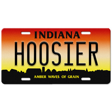 Amber Waves of Grain License Plate