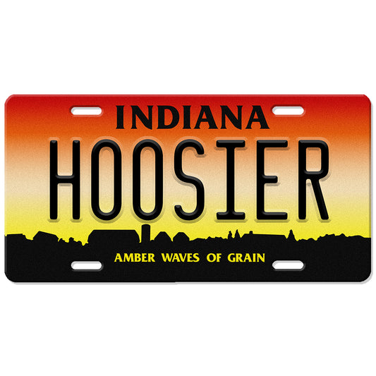 Amber Waves of Grain License Plate