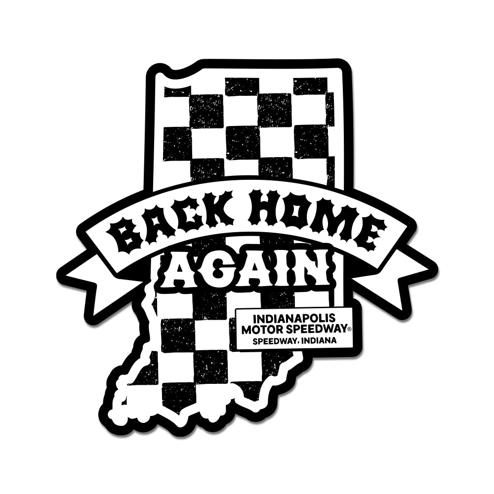 Back Home Again Sticker