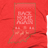 Back Home Again Christmas Sweater Tee