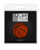 Basketball Enamel Pin - United State of Indiana: Indiana-Made T-Shirts and Gifts