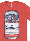 Beer Can Tee - United State of Indiana: Indiana-Made T-Shirts and Gifts