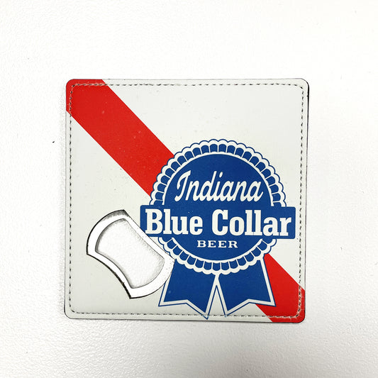 Blue Collar Bottle Opener Coaster