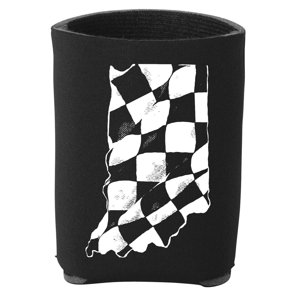 Checkered Indiana Coozie